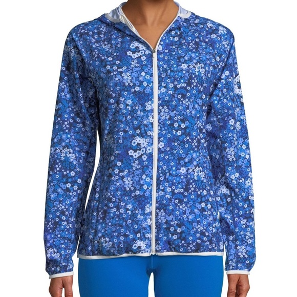 Tory Burch Blue Floral Jacket - Picture 2 of 9